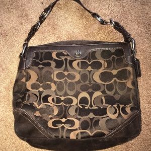 Slouchy Brown Coach bag